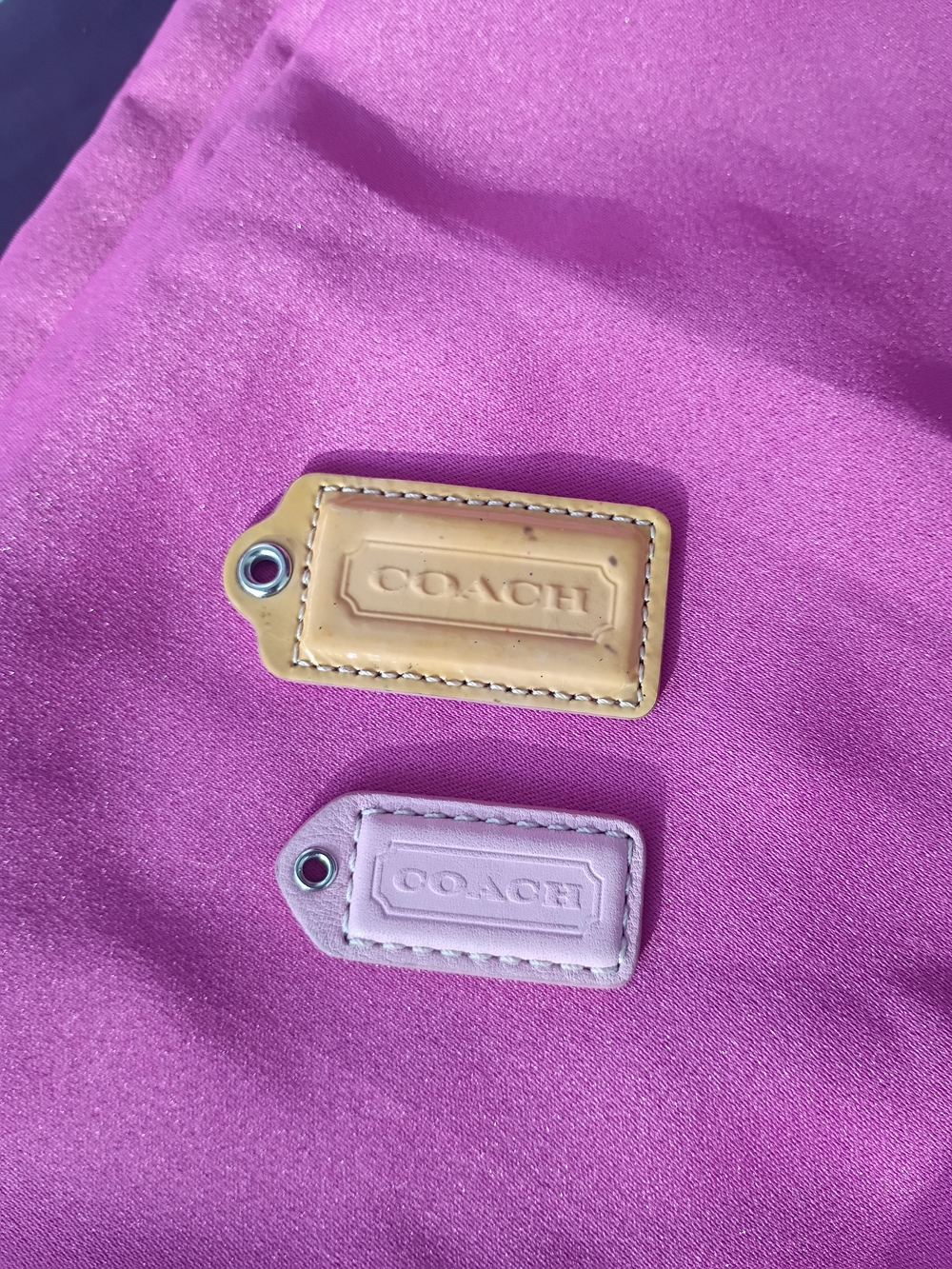 Coach 2 Tone Hang Tags